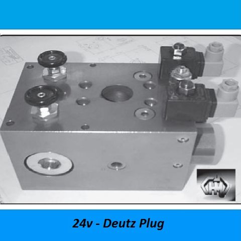 HAMMER VALVES, 760 LITER - 350 BAR, STEEL - 350 BAR, Voltage: 24V DIN Plug