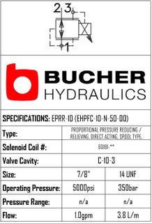 ELECTRO-PROPORTIONAL REDUCING/RELIEVING VALVE - 10