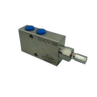 3/8" SINGLE OCV 40 L/M 350 BAR, PILOT RATIO 4.2:1