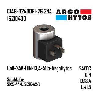 Coil-24V-DIN-13,4-41,5-ArgoHytos (SD2E-A*/L, SD3E-A2/L)