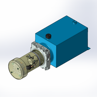 12v DC FAN ASSISTED 7L/min 10-170bar 10.0L SQUARE tank / horizontal mount