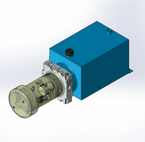 2RF2310H • 24 V DC • MOTOR 2000 W • 250 BAR • 4.0 L/MIN • TANK 10 L • PMC 30 • PRIMEHYD