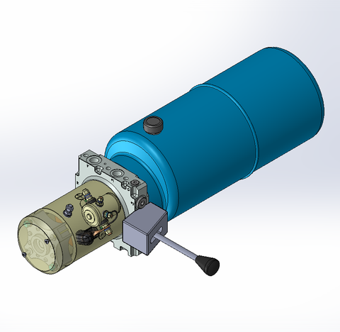 2RS2390HM • 24 V DC • MOTOR 2000 W • 250 BAR • 4.0 L/MIN • TANK 9 L • PMC 30 • PRIMEHYD