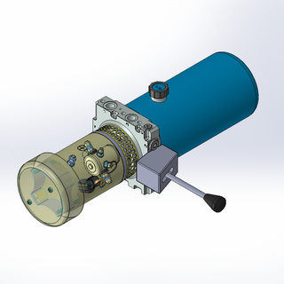 2RF2328HM • 24 V DC • MOTOR 2000 W • 250 BAR • 4.0 L/MIN • TANK 2.8 L • PMC 30 • PRIMEHYD