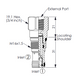 SINGLE BALL SHUTTLE VALVE WITH SIGNAL AT EXTRENAL PORT