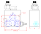 FLOW CONTROL VALVE 1/2"  WITH RELIEF