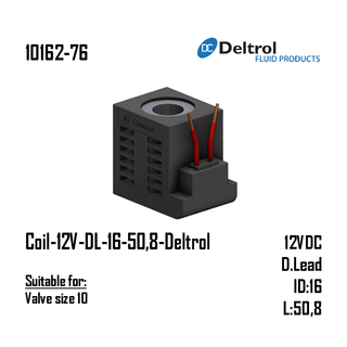 Coil-12V-DL-16-50,8-DELTROL (Valve size 10)