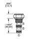 BDSV-08-N-30  BALL DIRECTIONAL SHUTTLE VALVE - 08