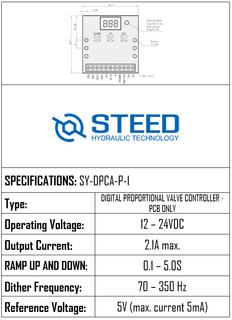 DIGITAL PROPORTIONAL VALVE CONTROLLER BY STEED