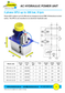 415V 2,2 kW FLOW 4,0 LPM; PRESSURE 250 BAR; ALUMINIUM TANK 16LTR