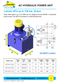 415V 9,2 kW  FLOW 15,0 LPM; PRESSURE 260 BAR; STEEL TANK 55LTR