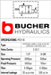 PFCV-10-N-C-08  PROPORTIONAL IN LINE NON COMPENSATED FLOW CONTROL VALVE - 10