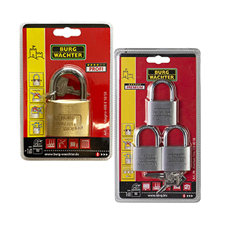 BRASS PADLOCKS - RETAIL PACK