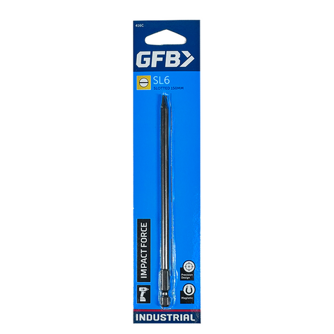 GFB Power Impact Bit Slot 6 x 150mm