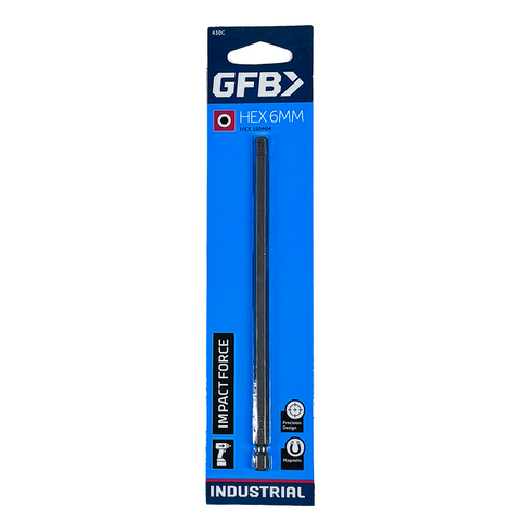 GFB Power Impact Bit Hex 6 x 150mm