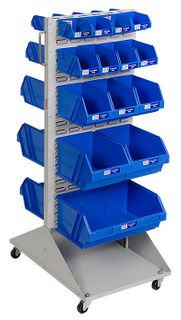 Fischer Mobile Storage Trolley Combo W/ 28 Stor-Paks