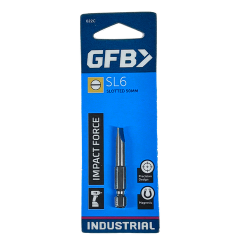GFB Power Impact Bit Slot 6 x 50mm
