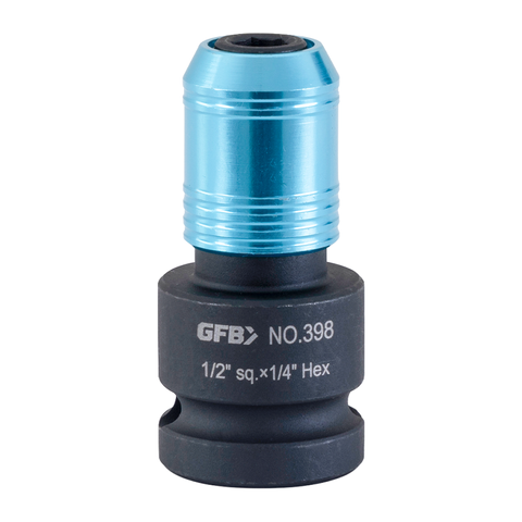 GFB Square Drive Bit Adaptor 1/2" to 1/4" Hex