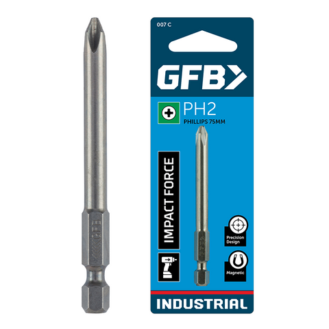 GFB Power Impact Bit Phillips PH2 x 75mm