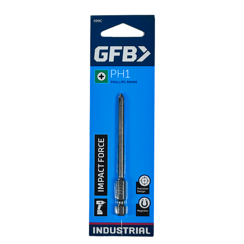 GFB Power Impact Bit Phillips PH1 x 90mm