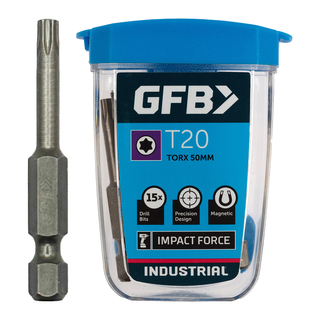 GFB Power Impact Bit Torx T20 x 50mm  (Container/15)