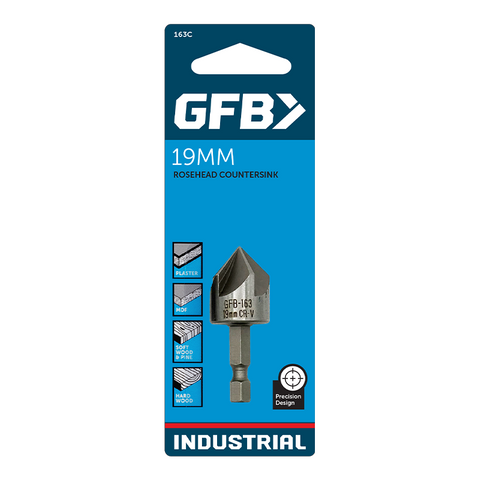 GFB Rosehead Countersink 19 x 45mm
