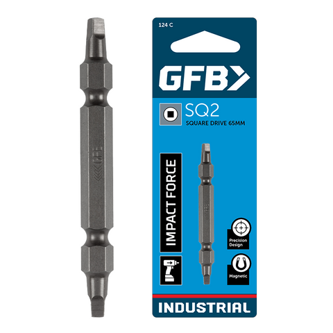 GFB Dual End Power Impact Bit SQ2 x 65mm