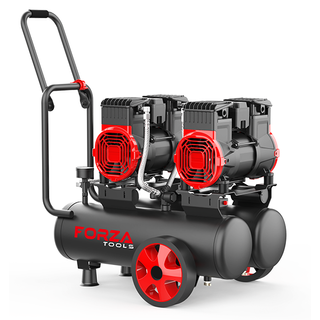 FORZA 2 x 1180W  2 x 9L Tanks Oil Free Compressor