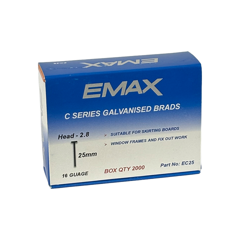 EMAX 1.35mm Brads C Series