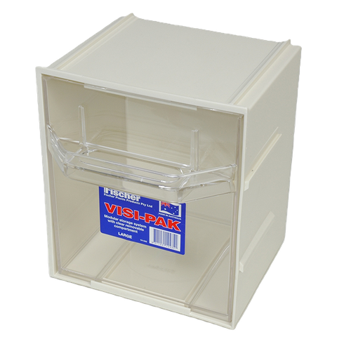 Fischer Visi-Pak Large Tilt Bin 208x167x235mm (WxDxH) Beige
