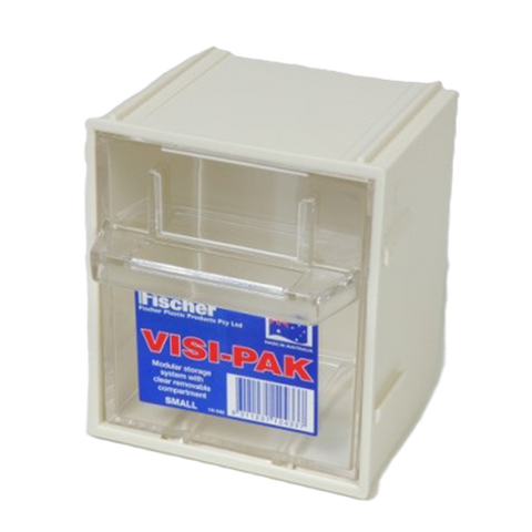 Fischer Visi-Pak Small Tilt Bin 103x83x120mm (WxDxH) Beige