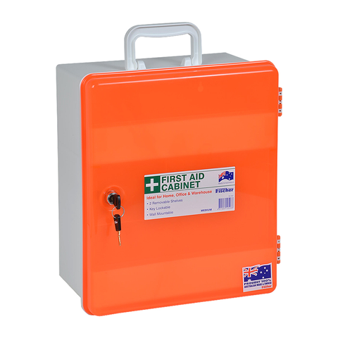 Fischer Medium First Aid Cabinet Lockable