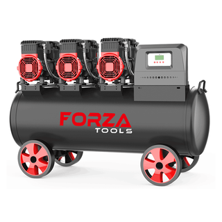 FORZA 3 x 1100W 120L Oil Free Compressor -15 Amp Lead