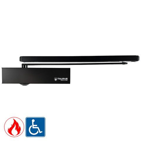 Taurus Door Closer Cam Action (Pull) EN 2-5 BC DA - Black