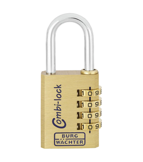 BURG 'Combi-Lock' 40mm COMBI. PADLOCK - 4 Digit - CARDED