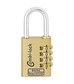 BURG 'Combi-Lock' 40mm COMBI. PADLOCK - 4 Digit - CARDED