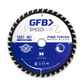 GFB 165mm x 40T Fine Finish Circular Saw Blade, 20mm Bore & Bushing
