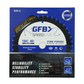 GFB 184mm x 40T Fine Finish Circular Saw Blade, 20mm Bore & Bushing
