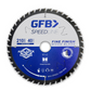 GFB 210mm x 40T Fine Finish Circular Saw Blade, 30mm Bore & Bushings