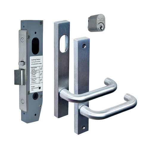 Morgan NSML23 Classroom Mortice Lock KIT1 - Lock, Furniture & Cylinder (KD)