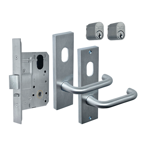 Morgan ML6000 DBL Cylinder Mortice Lock KIT4 - Lock, Furniture & Cyls (KD)