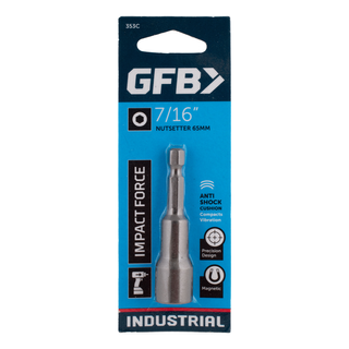GFB Oversized Power Nutsetter Anti-Shock 7/16" x 65mm