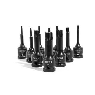 GFB 10pce Torx Impact Socket Set - 1/2" Drive