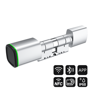 Taurus Smart Lock Modular Euro Cylinder - Silver