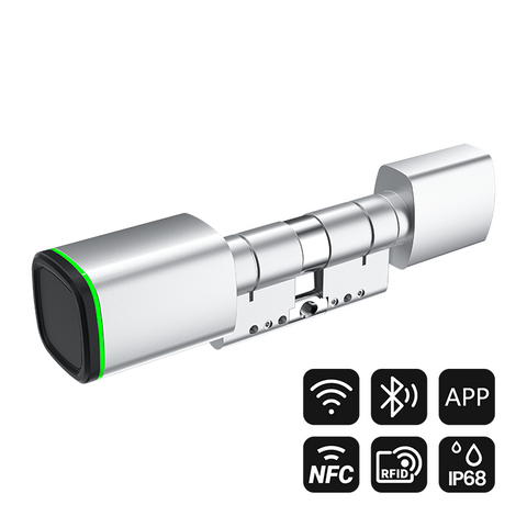 Taurus Smart Lock Modular Euro Cylinder - Silver