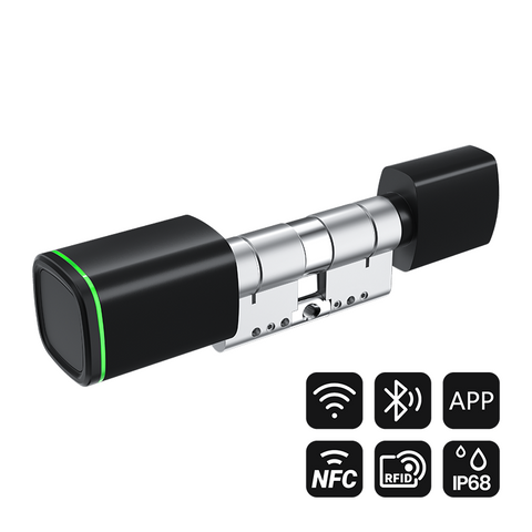Taurus Smart Lock Modular Euro Cylinder - Black