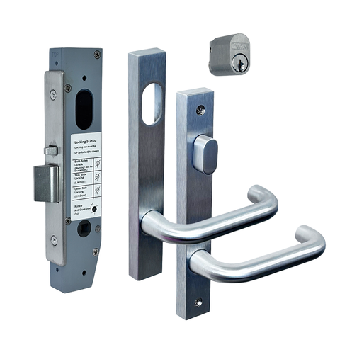 NSML23 Entrance Mortice Lock Kit - Lock, Furniture & Cylinder SCP