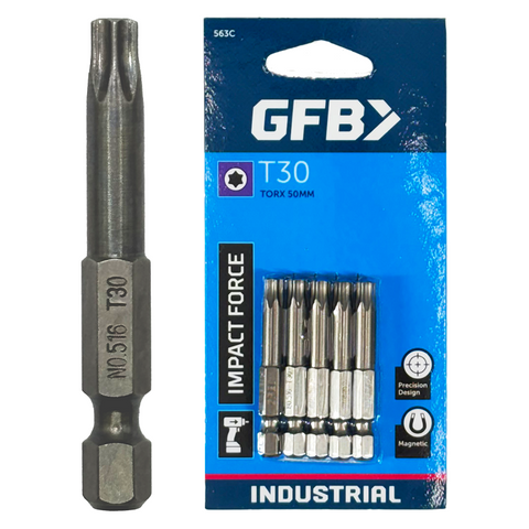 GFB Power Impact Bit Torx T30 x 50mm (Card/5)