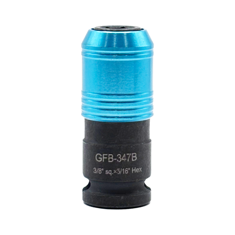 GFB Square Drive Bit Adaptor 3/8" to 5/16" Hex (Bulk/5)