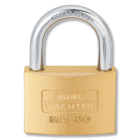 BURG 'Magno' 60mm PADLOCK - CARDED (KD)